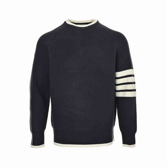 Thom Browne 23Ss Four-Stripe Colorblock Crewneck SweaterThom Browne is a visiona