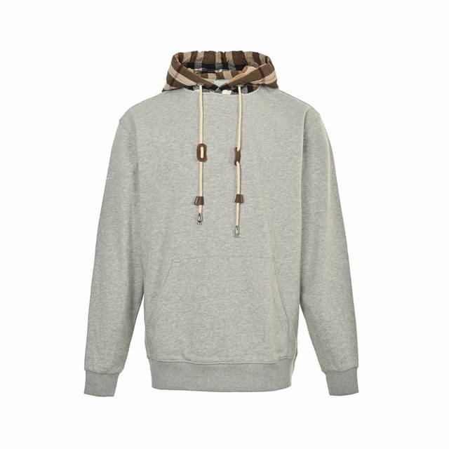 Burberry Burberry patchwork plaid hooded sweatshirt Original 1V1 development, us