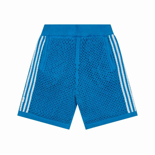 Double-layer Clover co-branded Edison Chen pants The classic Adidas logo collide