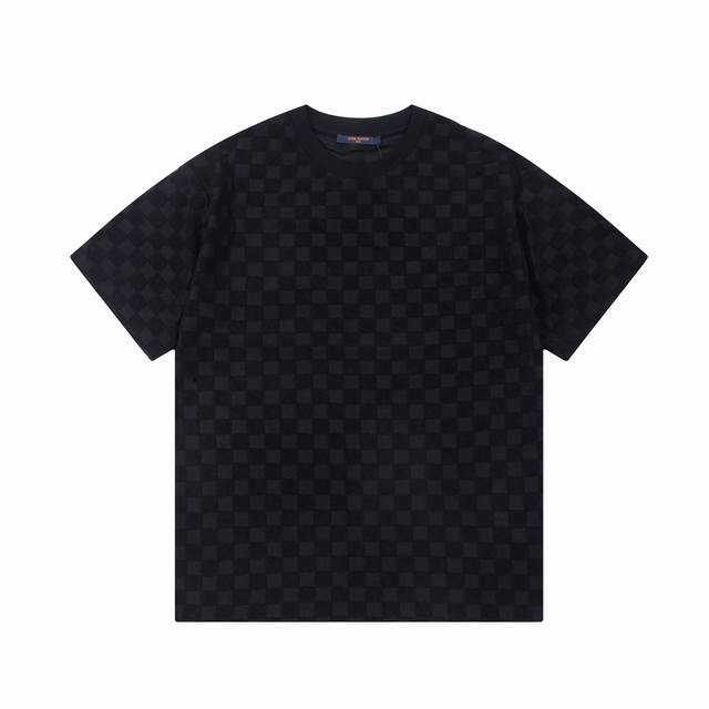 Louis Vuitton Louis Vuitton plaid jacquard towel T-shirt set knitted jacquard sh