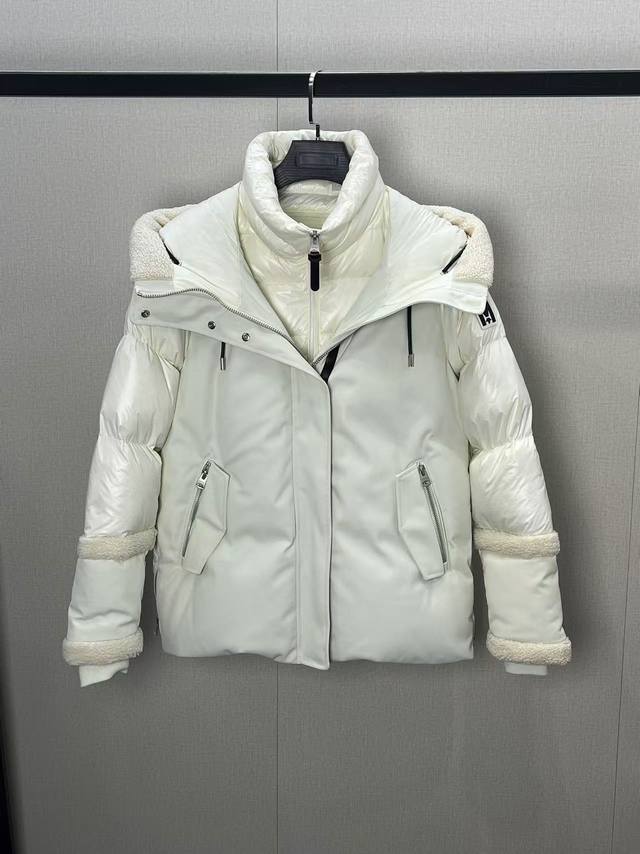 New women's down jacket from Machete, DDD, with diagonal pagoda pattern fabric,