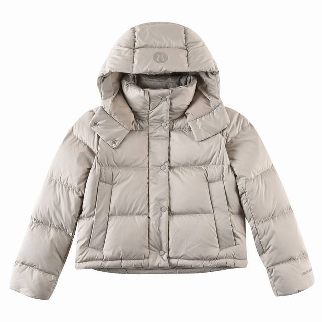 Linen GrayLululemon Wunder Puff four-grid down jacket, exclusive color scheme fo