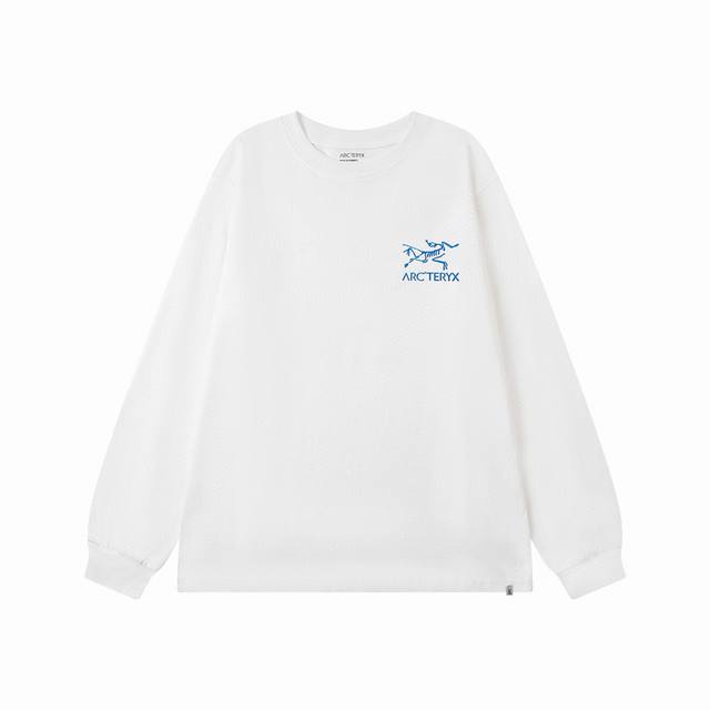 Arc'teryx Arc'teryx 25 high-end long-sleeved basic blue logo long-sleeved T-shir