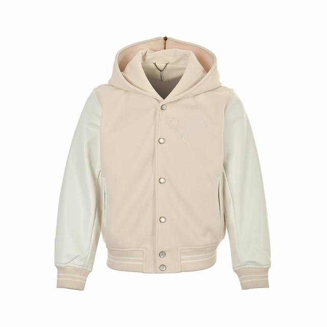 Louis Vuitton 24Fw Nautical Collection Pearl Embroidered Conch Hooded Baseball J