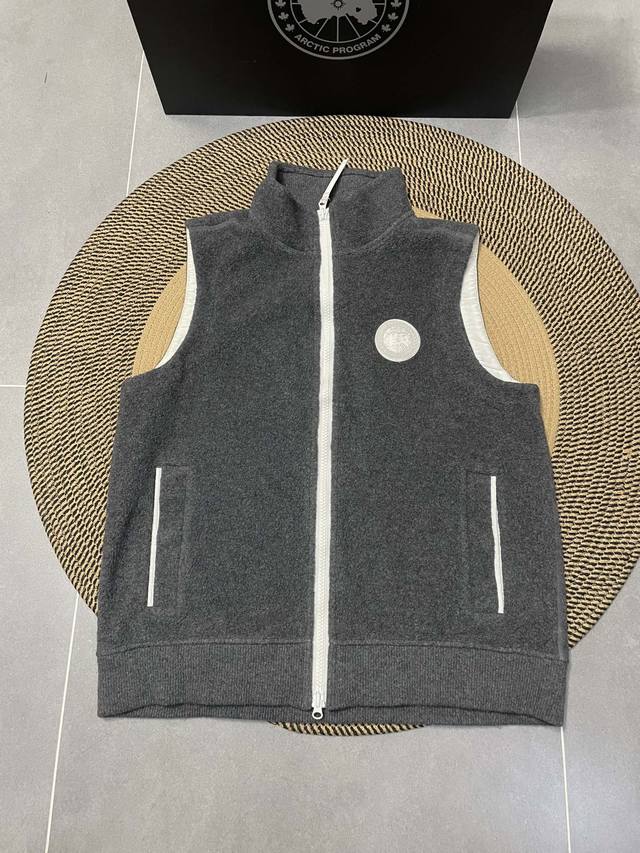 Black Canada Goose Canada Goose Autumn and Winter Couple Fleece Vest Jacket Colo