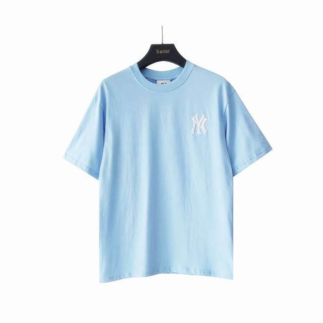 Actual details + size chart Mlb front and back printed logo letter T-shirt Ligh