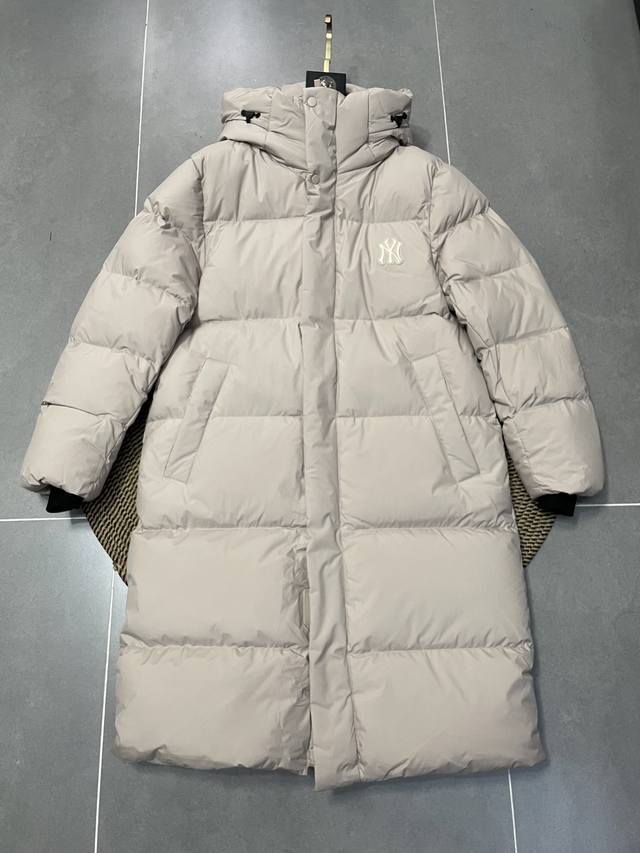 Khaki New Mlb Long Down Jacket Mlb, a streetwear brand under F&F Korea, boasts