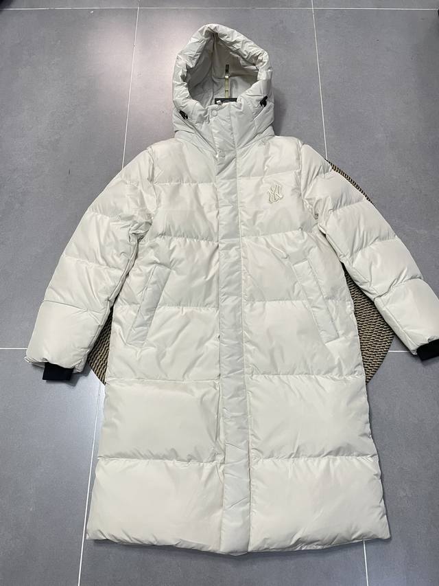 White New Mlb Long Down Jacket Mlb, a streetwear brand under F&F Korea, boasts a