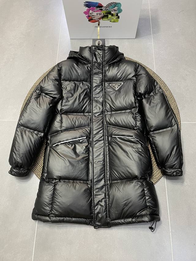 Special-grade down winter clothing, new counter-synchronized mid-length down jac