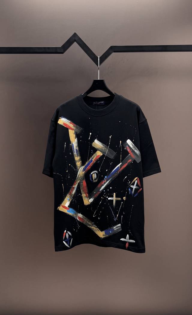 Original quality] Brand: Lv Louis Vuitton 25Ss latest top-level hand-painted Lv