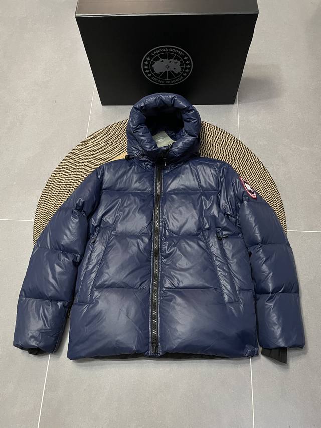 Blue Premium Edition Canada Goose Limited Edition Crofton Puff Down Jacket Fille