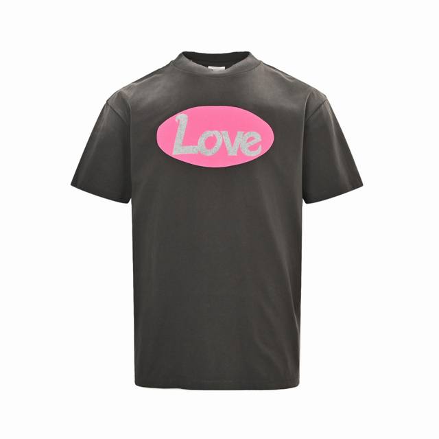 Saint Michael 25Ss flower heart skull print short sleeve DDD. The overall fabric