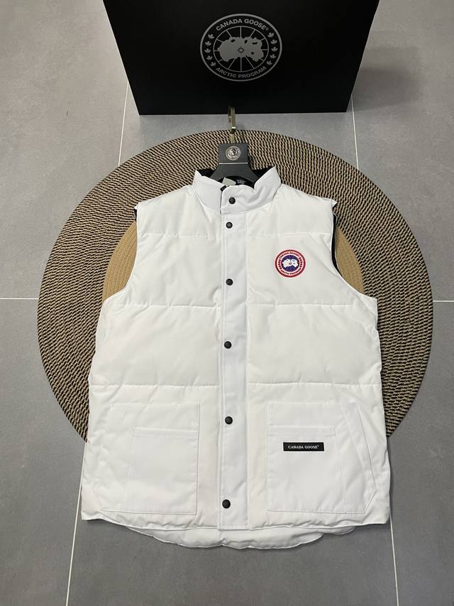 Top version pure white non-refundable Canada Goose Freestylecrew vest Customized