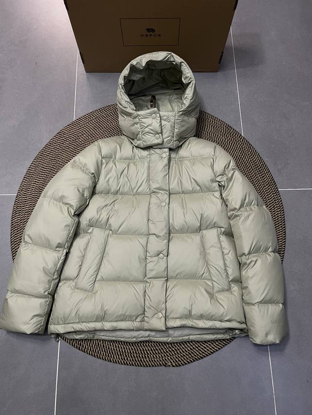 Light green Lululemon five-grid waisted down jacket New Lw4Btos women's model #L