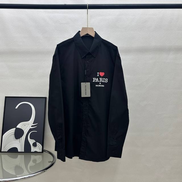 Top version difference currency Style: Balenciaga Bal love long shirt Polo Color