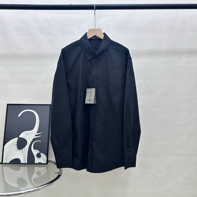 Top version difference currency Style: Balenciaga Bal back logo embroidered long