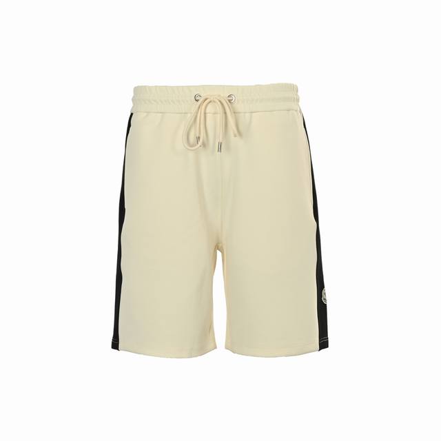Moncler 25Ss Contrast-Pattern Small Logo Embroidered Shorts are meticulously cra