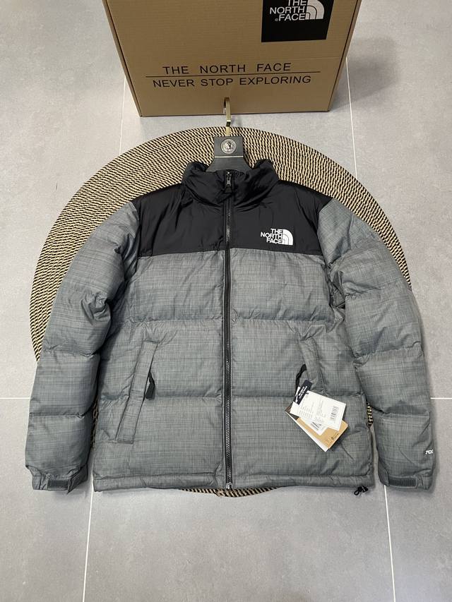 Gray The North Face 1996 Nuptse 1996 Classic American Down Jacket, Premium Origi