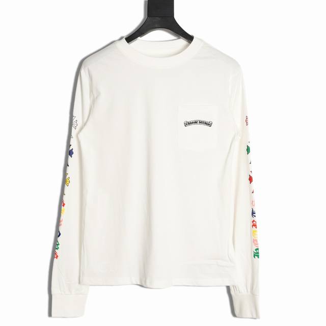 Chrome Hearts 25Fw scroll print long-sleeved T-shirt Heavy weight, high density,