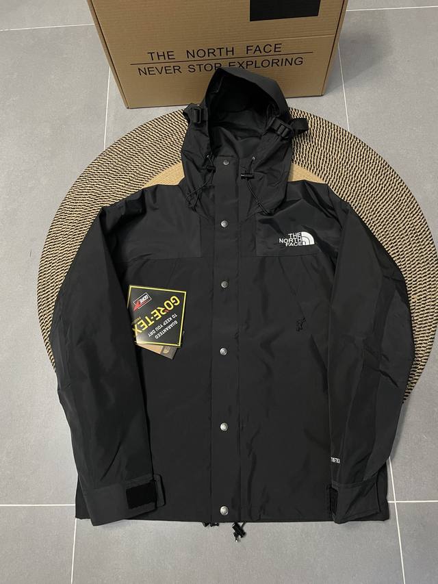 Top-of-the-line replica black The North Face classic 1990 jacket, premium lamin