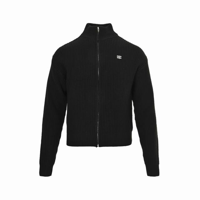 Celine 25Fw Arc de Triomphe knitted sweater jacket DDD. Made of a custom-woven,