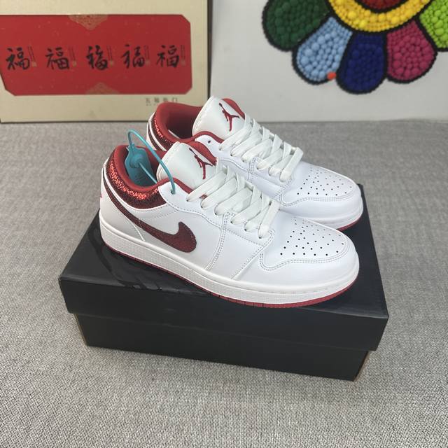 High version Aj Jordan Air Jordan 1 Low wear-resistant and non-slip rubber sole