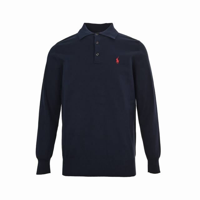 Ralph Lauren 25Fw R81 Pony Logo Polo Sweater DDD. Made from 48-count high-densit