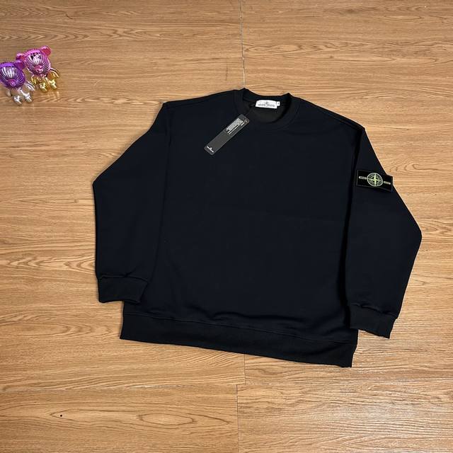 Supply controlStone Island classic pure cotton round neck sweatshirtSelected qua