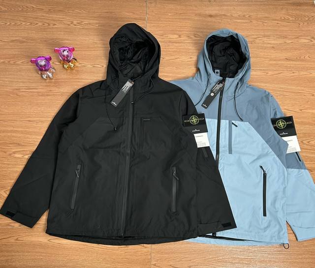 Supply control Stone Island splicing multi-zipper functional outdoor jacket sele
