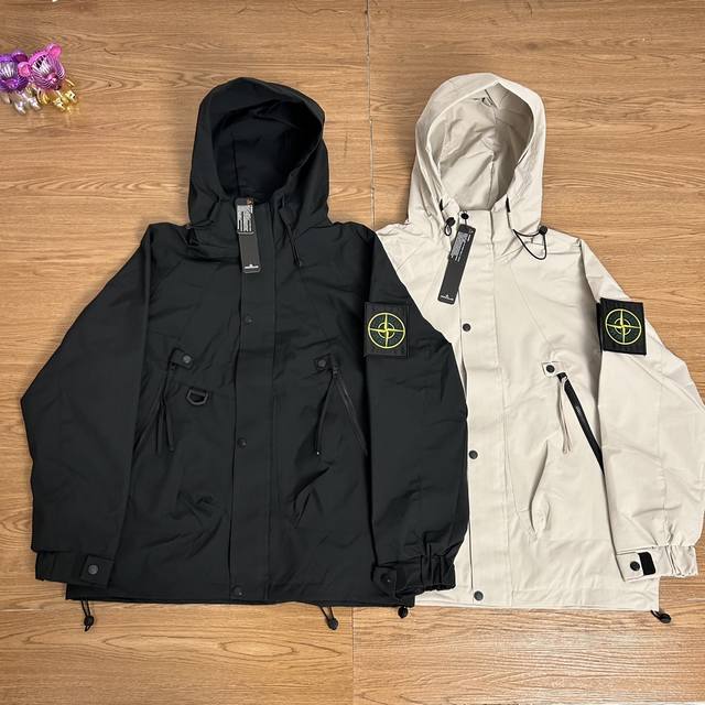 Supply control Stone Island 23Ss Stone Island detachable Velcro medal jacket Sel
