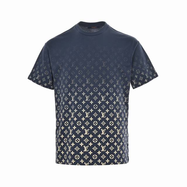 Louis Vuitton 22Ss gradient all-over monogram print short-sleeve DDD. Made from