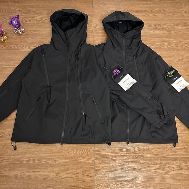 Supply control real shot Stone Island 7-zipper functional outdoor zipper jacket