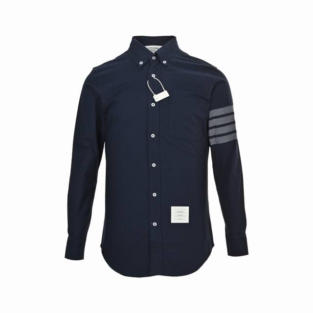 Thom Browne flannel shirt DDD. Made with custom-made, high-count, thickened Turk