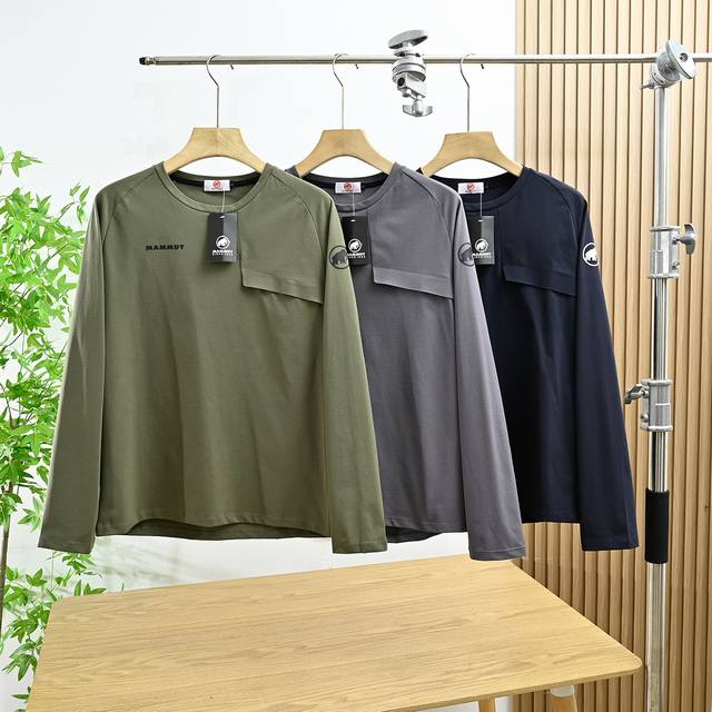 Mammut 2025 Autumn Men's Outdoor Top Long Sleeve Base Layer Shirt! This isn't ju