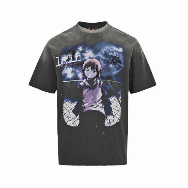 Saint Michael 25Ss Ringtone collaboration printed short-sleeve DDD. The overall