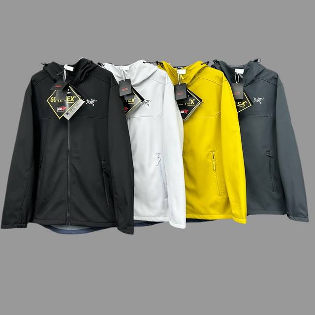 Arc'Teryx's new fall/winter 2024 collection, this couple's hooded, fleece-lined