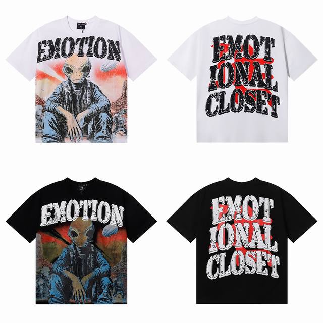 No. Em009, Mixed Emotion smoking alien print high-quality double yarn pure cott