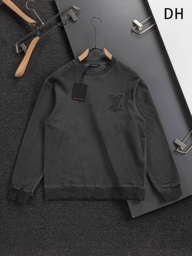 Louis Vuitton 1V Lv family slightly wide fit S-Xl Lv 25Ss autumn/winter sweatshi