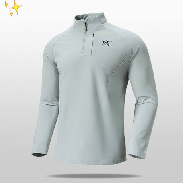 Arc'teryx's new autumn outdoor top, a premium fleece zip-up stand-up collar long