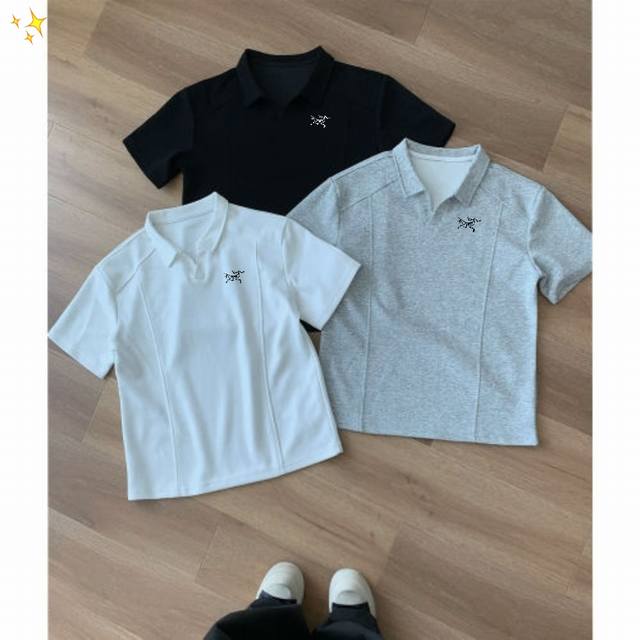 Arc'teryx Cotton Straight Shoulder Short-Sleeved Polo Shirt - New Summer Arrival