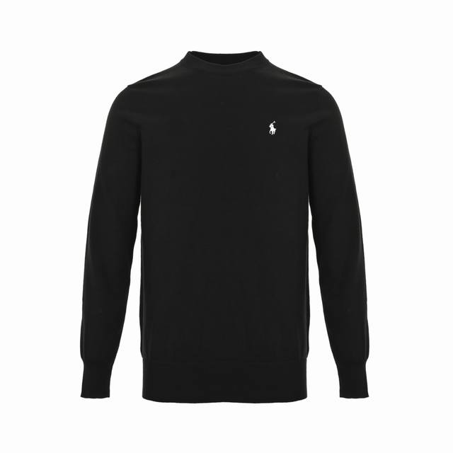 Ralph Lauren 25Fw R80 Pony Logo Crew Neck Sweater DDD. Made from 48-count high-d