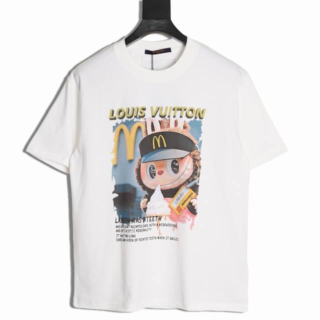 Louis Vuitton's new Spring/Summer 25Ss Laboux co-branded printed short-sleeved T