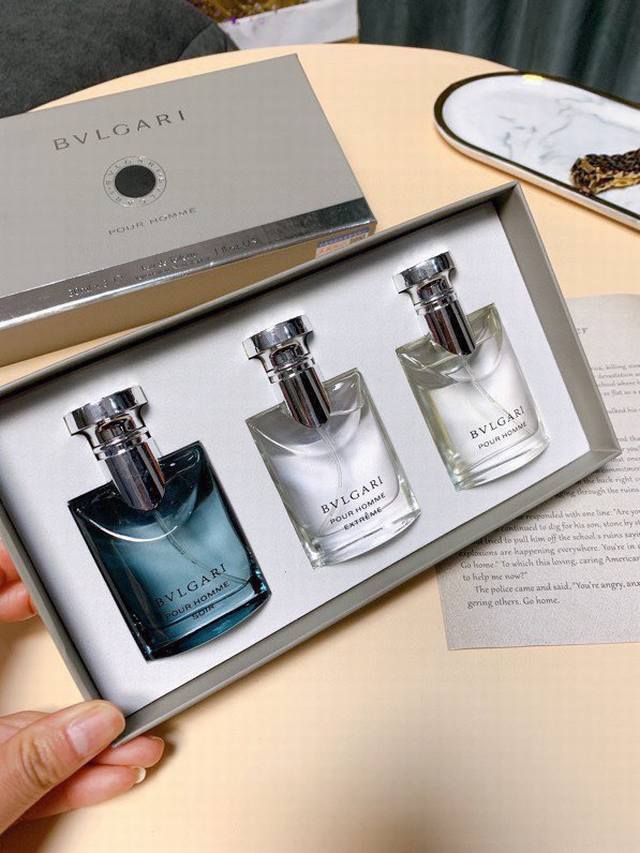 New arrival DDD! Chinese Valentine's Day gift for men! Men's fragrance set! Bvl