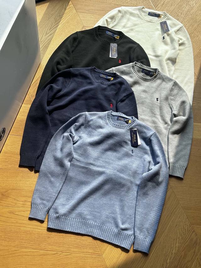 Full size shipping, high-end Polo Ralph Lauren Fw22 solid color logo embroidered