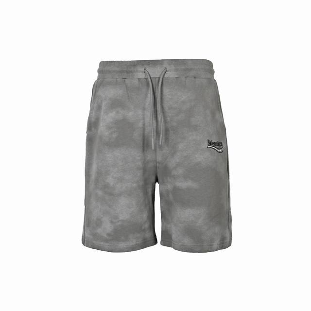 Balenciaga 24Ss Embroidered Coca Cola Shorts DDD. Oversized silhouette. Made fro