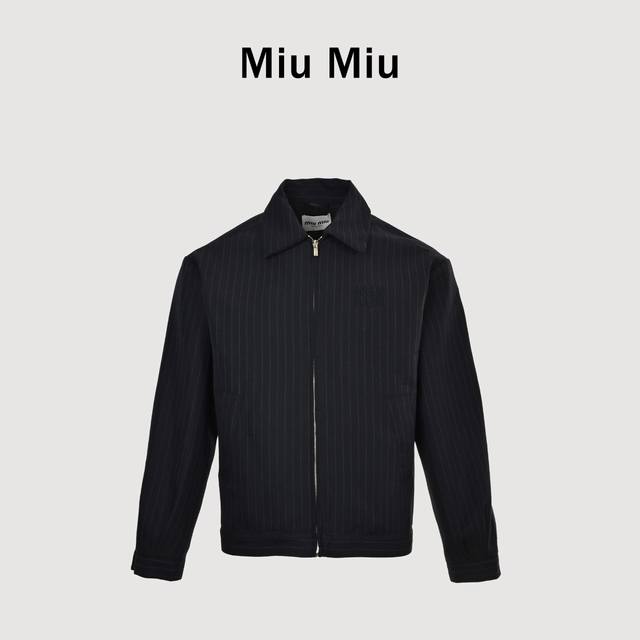 Miumiu Heavy Stripe Blazer DDD. Custom-made to the original, every detail. Made