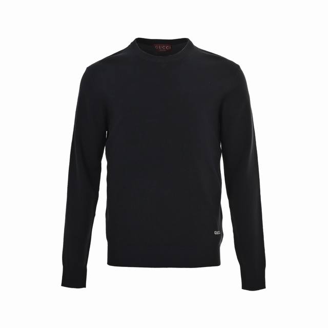 Gucci 25Fw Intarsia Knit Crewneck Sweater DDD. This custom-woven luxury silk-cot