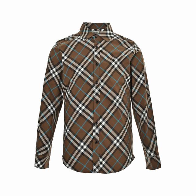 Burberry Twill Check Long-Sleeved Shirt DDD! Hurry and grab this! Limited quanti