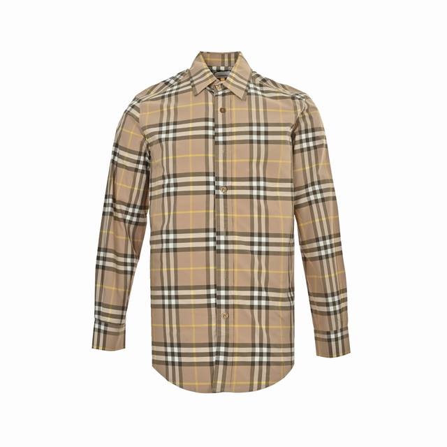 Burberry's new striped long-sleeved shirt DDD. This is the brand's most iconic s