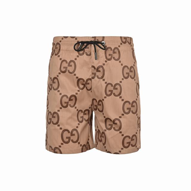 Gucci 25Ss all-over monogram beach shorts DDD. These all-over monogram print pan